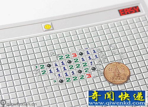 扫雷明信片 扫雷刮刮刮官方纪录是8.5秒